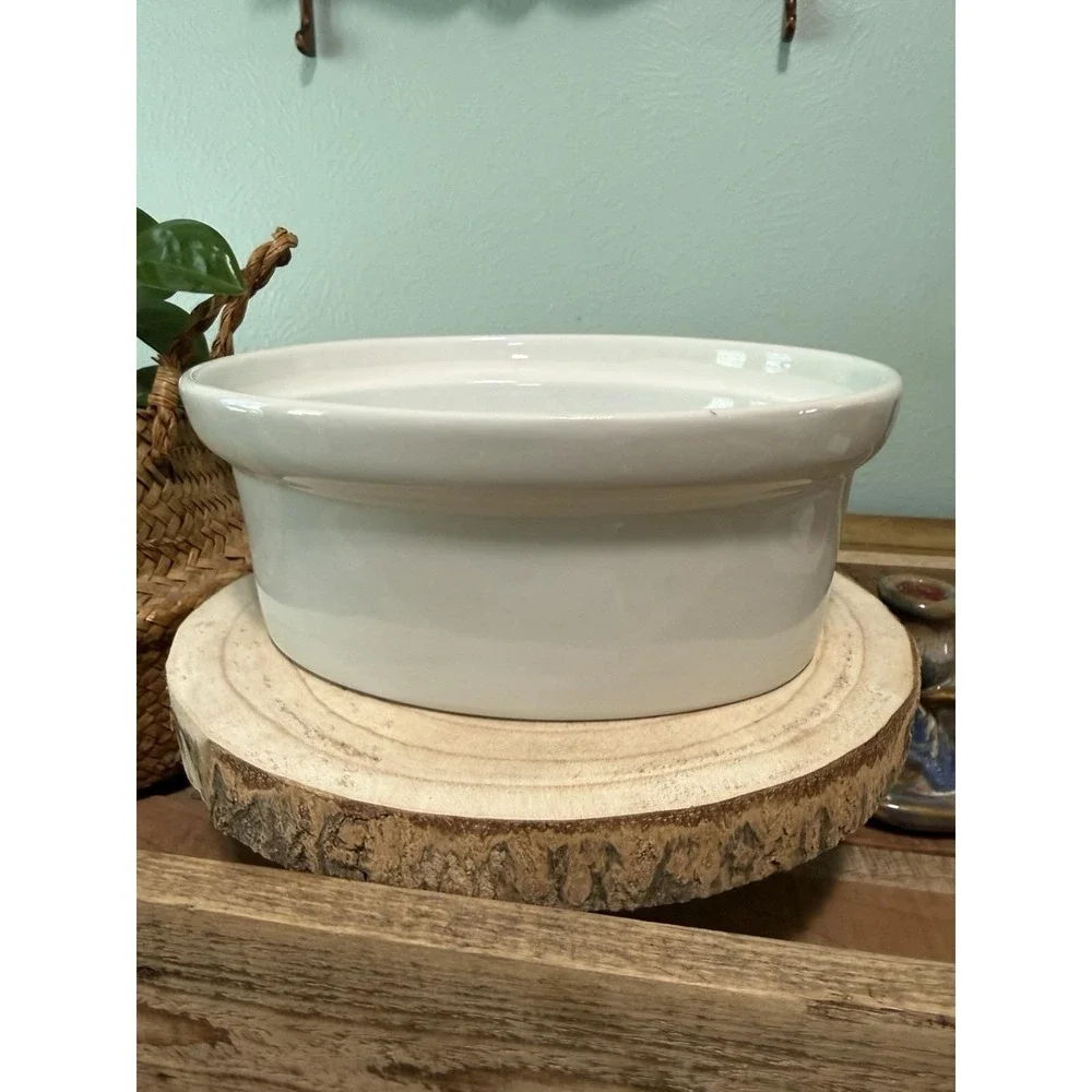 Vintage BIA Cordon Bleu White Duck Casserole Dish